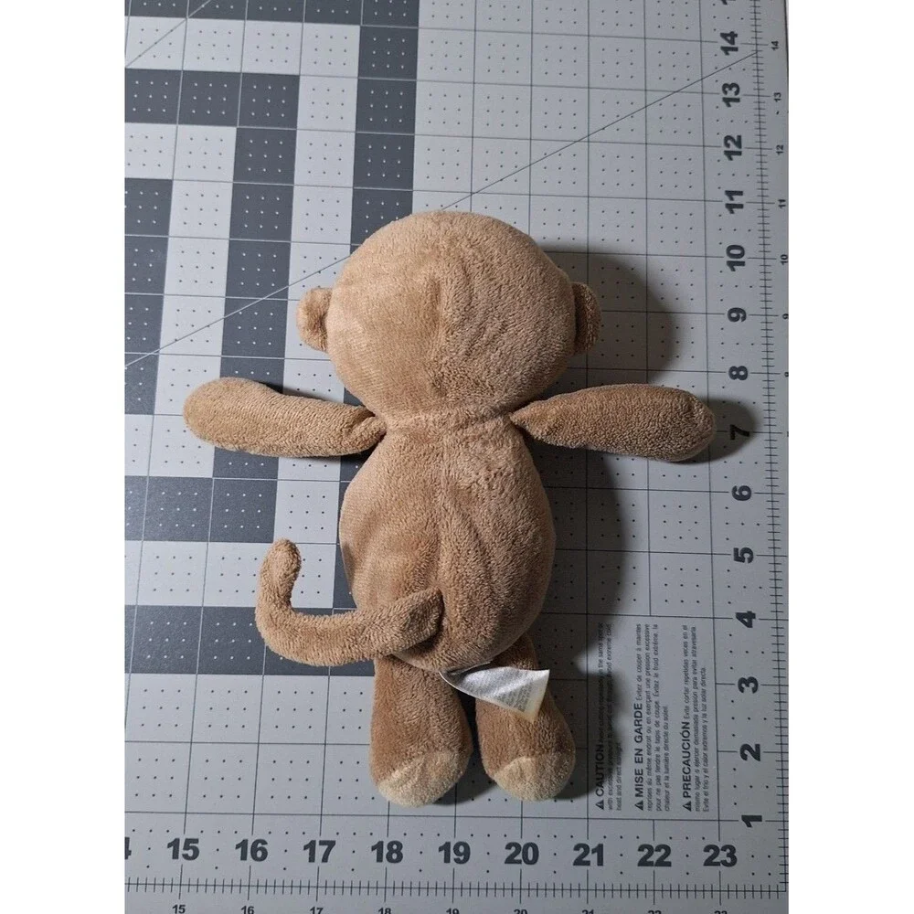 Carters Child of Mine Monkey Plush Rattle Tan Brown